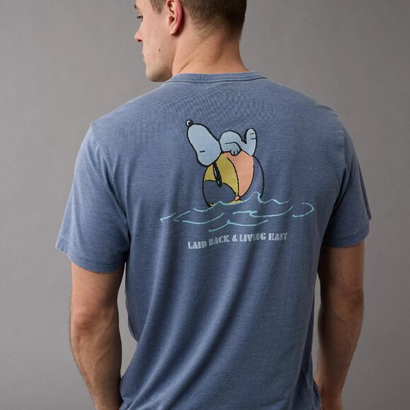 Snoopy Graphic T-Shirt (“Laid Back & Living Easy”) - Picture 2 of 6